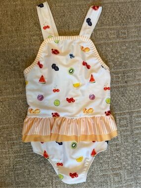 NWOT Sal & Pimenta fruit swimsuit size 8